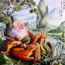 Схема вышивки «Lão tiên»