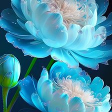 Схема вышивки «Đơn xanh»