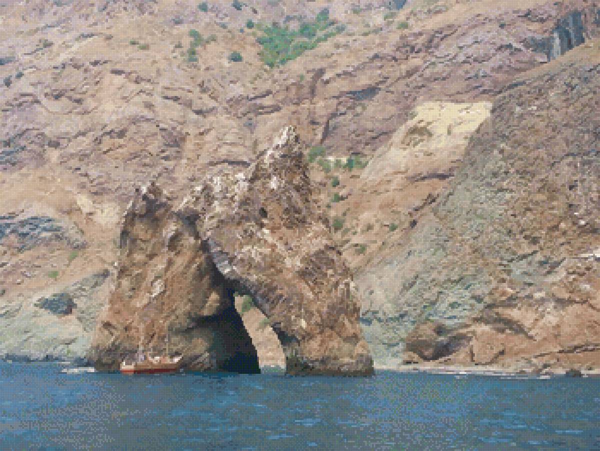 золотые ворота - море, крым, коктебель, чудеса природы - предпросмотр