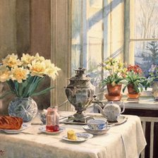 Схема вышивки «акварели великой княжны Ольги»