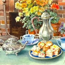 Схема вышивки «акварели великой княжны Ольги»