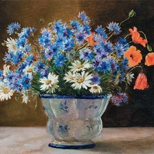 Схема вышивки «акварели великой княжны Ольги»