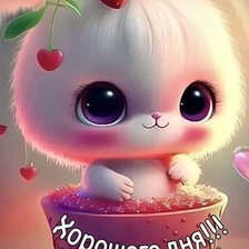 Схема вышивки «зайка»