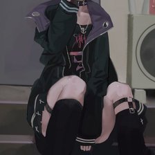 Схема вышивки «Девушка»