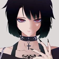 Схема вышивки «Девушка»