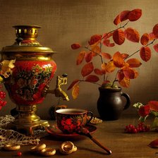 Схема вышивки «самовар»