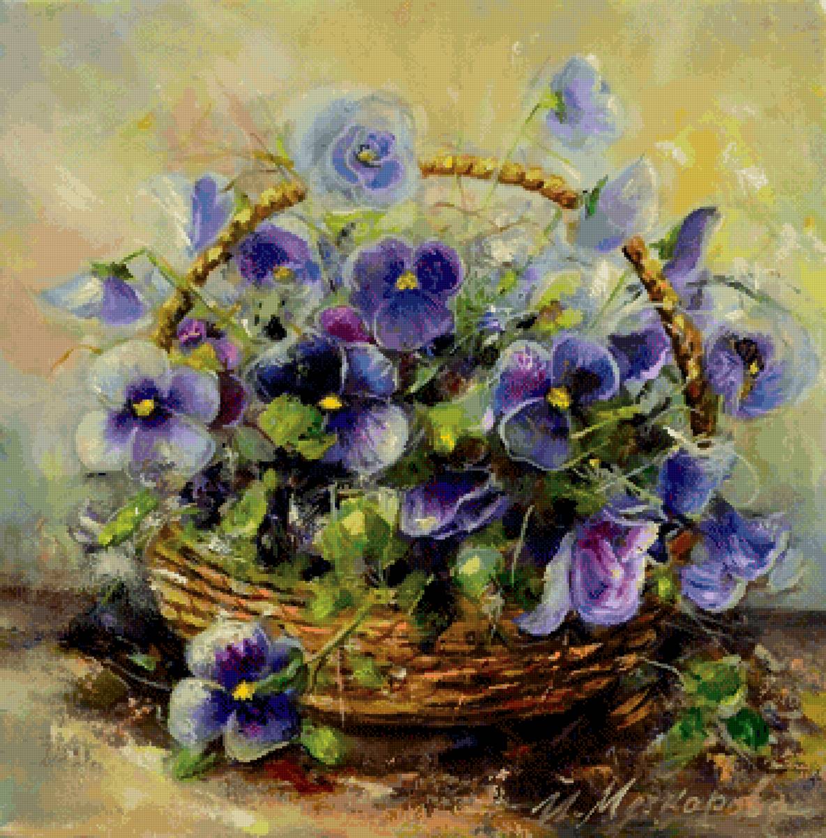 Фиалки - весна, цветы - предпросмотр