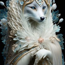 Схема вышивки «Кицуне 2»