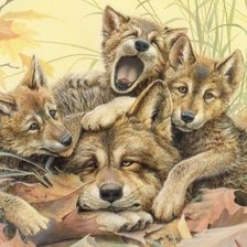 Схема вышивки «усатый нянь»