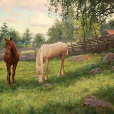 Схема вышивки «На заре»