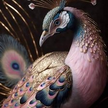 Схема вышивки «Павлин»