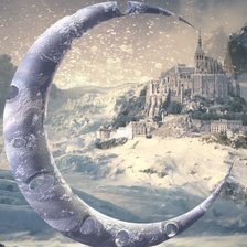 Схема вышивки «Луна.»