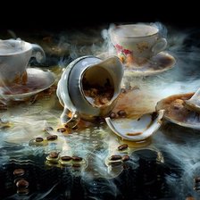 Схема вышивки «Чаепитие.»