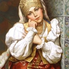 Схема вышивки «красавица Нагорнова»