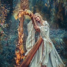 Схема вышивки «Музыка леса»