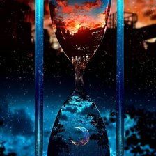 Схема вышивки «Часы времени.»