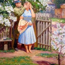 Схема вышивки «В мае 1941 года»