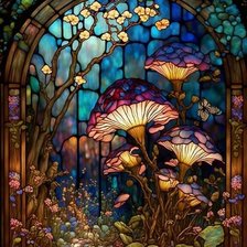 Схема вышивки «Витраж модерн»