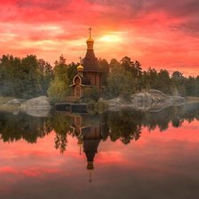 Схема вышивки «На Вуоксе»