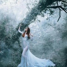 Схема вышивки «Туманное утро»