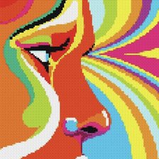 Схема вышивки «Дева»