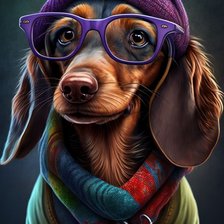 Схема вышивки «Собакен»