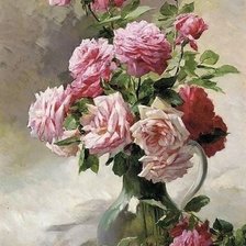 Схема вышивки «Букет роз»