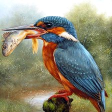 Схема вышивки «На рыбалке»