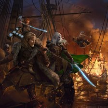 Схема вышивки «Дриззт и Ко.»