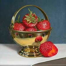 Схема вышивки «Клубника»