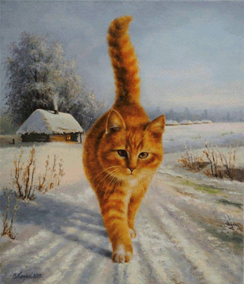 Рыжий. Виктор Хомяк - русские художники - предпросмотр