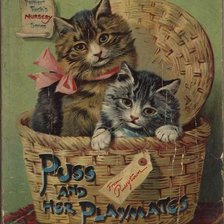 Схема вышивки «Котики»