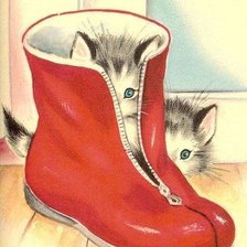 Схема вышивки «Весёлые котята»