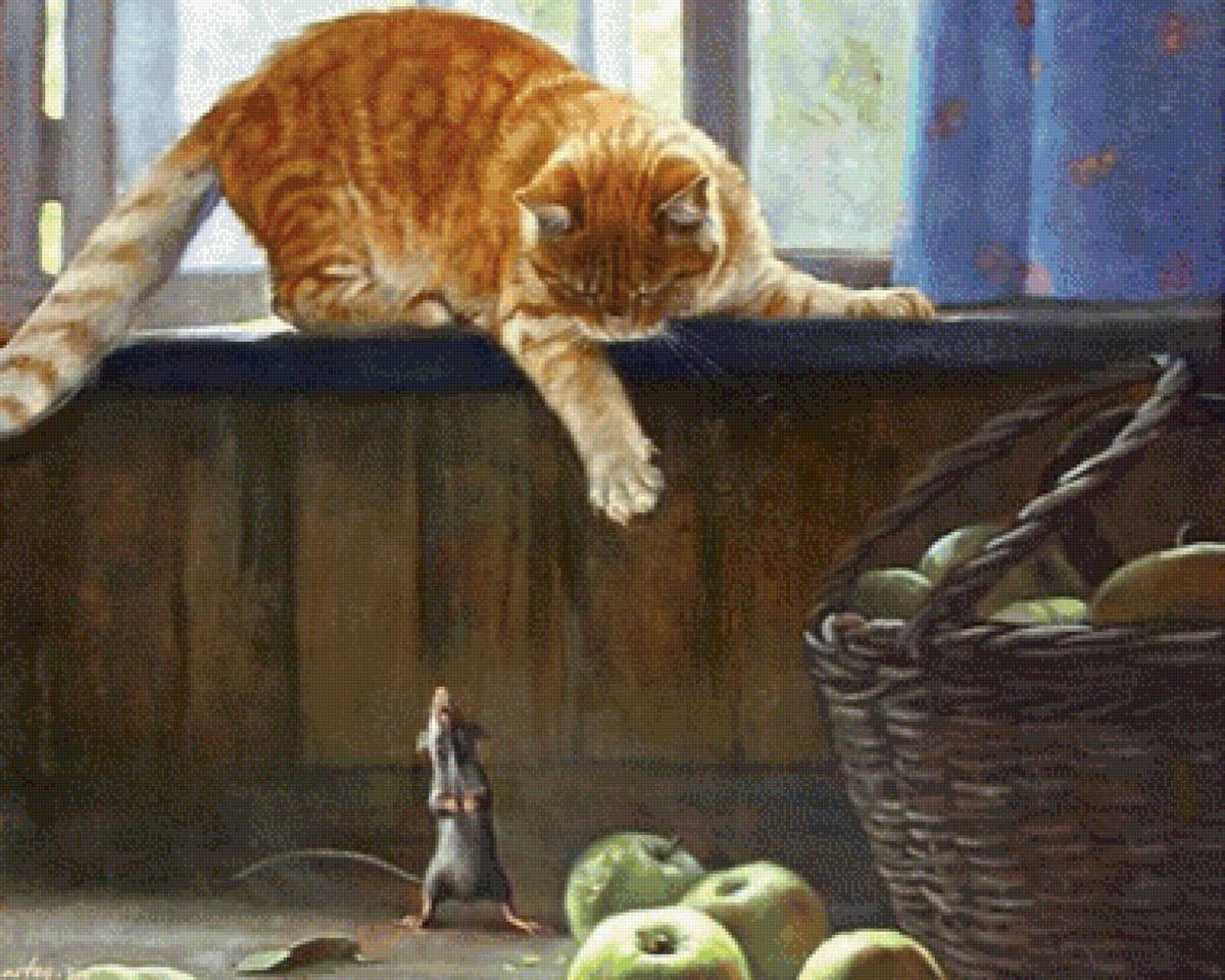 Кот и мышь - кот и мышь - предпросмотр