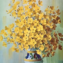 Схема вышивки «Желтый букет»