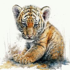 Схема вышивки «Тигруля»