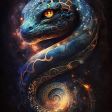 Схема вышивки «Змей.»