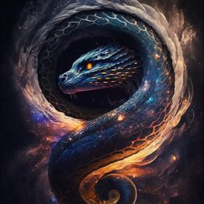 Схема вышивки «змей.»