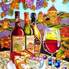 Схема вышивки «Vinos»