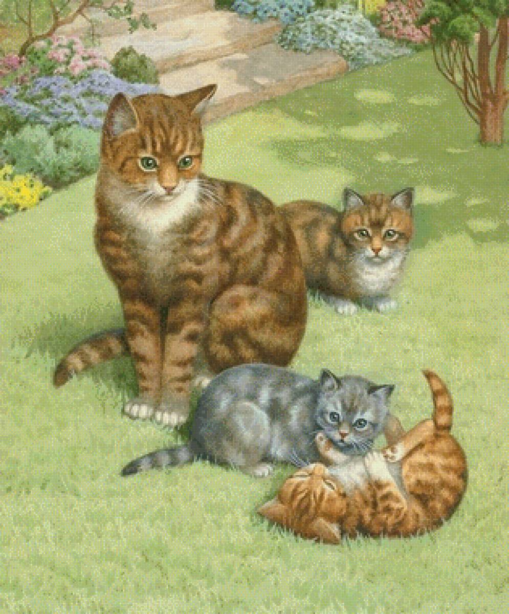 Кошачье семейство - кошачье семейство - предпросмотр