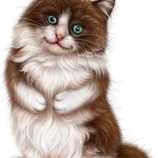 Схема вышивки «Кот»