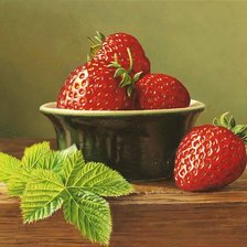 Схема вышивки «Клубника»