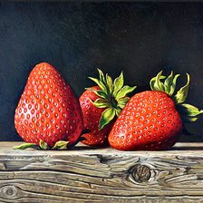 Схема вышивки «Клубника»