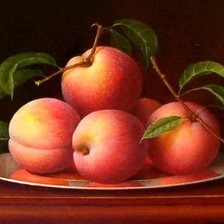 Схема вышивки «Персики»