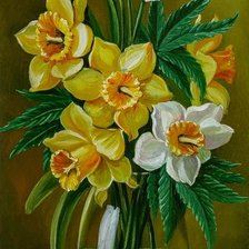 Схема вышивки «Цветы»