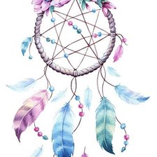 Схема вышивки «Ловец снов»