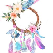 Схема вышивки «Ловец снов»