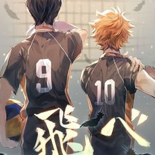Схема вышивки «Haikyuu»