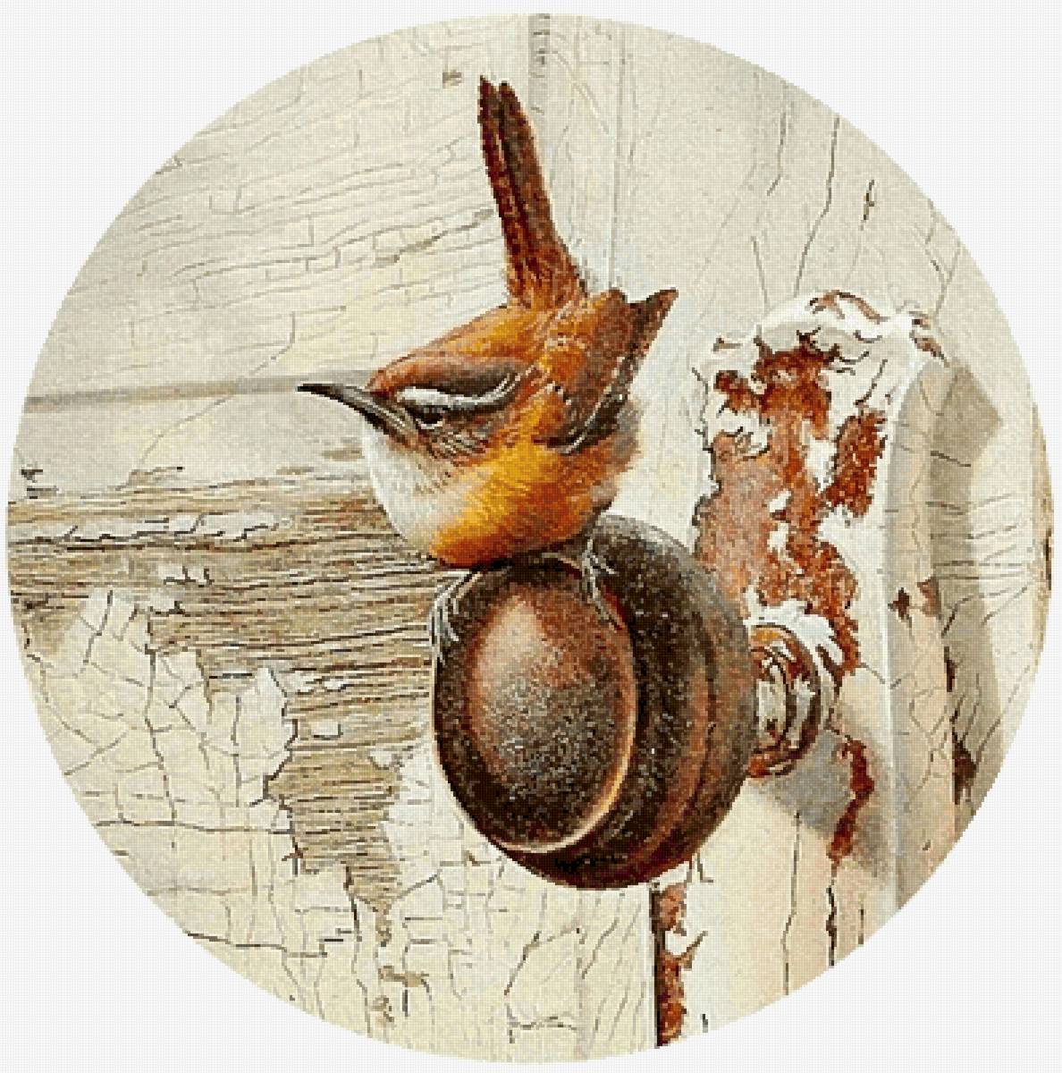 Старая дверь2(круг) - предпросмотр