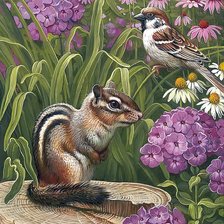 Схема вышивки «Задушевный разговор»